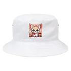 ゆうちゃんNFTいいねの耳長が可愛いフェネックちゃん2 Bucket Hat