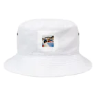 保護ねこねっこ倶楽部のスピードスターにゃんこ Bucket Hat