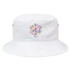 kamikaze SHOPの虹 / フラワーオブライフ Bucket Hat