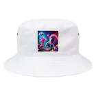 カメ好き屋のカラフルアニマル Bucket Hat