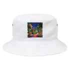 しあわせふくふくねこねこのそうぞうハワイ旅行 Bucket Hat