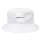 人間。のサウナホリック SAUNA HOLIC シンプルロゴ Bucket Hat