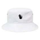 グニャグニャ偏頭痛の見返り黒猫 Bucket Hat