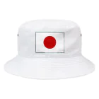 お絵かき屋さんの日本の国旗 Bucket Hat