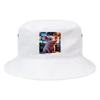 MTHの会社の市場戦略を検討するミニブタ Bucket Hat