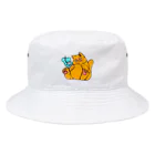 TKGのお腹いっぱい猫 Bucket Hat