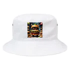 AI妖怪大図鑑のトリプル肉厚ビーフバーガー妖怪　バグドガルド Bucket Hat