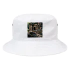 TakeKAKEの国外逃亡をはかる蛇 Bucket Hat