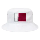 お絵かき屋さんのカタールの国旗 Bucket Hat