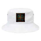 ganeshaのケルトの結び目工芸ステンドグラス Bucket Hat