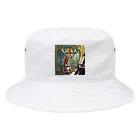 ぱぴぷSHOPのピアノを弾くキリン Bucket Hat