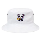 kyuchanのラッパ吹きのパンダ Bucket Hat