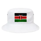 お絵かき屋さんのケニアの国旗 バケットハット