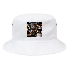 asnaynの音楽スター誕生中のネコちゃん Bucket Hat