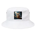 2024billionのねこふくろう Bucket Hat