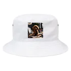 oshare_kurashiのいぬこりワン業（トイプードル） Bucket Hat