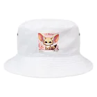 ゆうちゃんNFTいいねの耳長が可愛いフェネックちゃん13 Bucket Hat