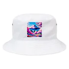 Sakura Sprit【桜魂】のFujizakura anime style　富士桜 Bucket Hat