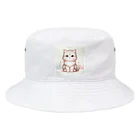 動物デザイングッズの可愛い猫ちゃん Bucket Hat