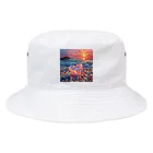 Mellow-Skyの美しすぎるハートシーグラス Bucket Hat