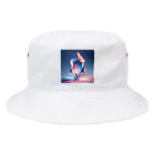 EijiPonのクリスタル Bucket Hat