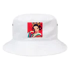 AQUAMETAVERSEの錦絵の微笑 Marsa 106 Bucket Hat