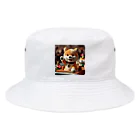 dcgnori／ワンコ画像の凱旋パレードメダリスト柴犬 Bucket Hat