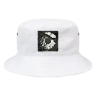 飯塚 iizukaのふかふかの丸いアスファルト Bucket Hat