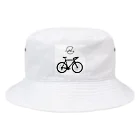 二宮大輔の自転車ロゴ Bucket Hat