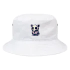 たんたん狸の不気味で可愛い森の不気味で可愛いバク001 Bucket Hat