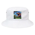 AQUAMETAVERSEの恐竜と少年　なでしこ1478 Bucket Hat