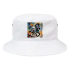 sakucchoの神秘なシマウマ Bucket Hat