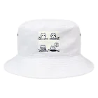 riopara0777のPositive cat　I can do it！（やればできる！） Bucket Hat