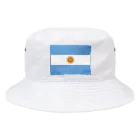 お絵かき屋さんのアルゼンチンの国旗 Bucket Hat