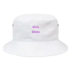 あい・まい・みぃのGirls Shine-女性が輝くことを表す言葉 バケットハット