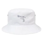 ふわぽこにゃんにゃんSHOP☁️🫧SUZURI支店のばんばんばん♪ゆめかわミニ銃 Bucket Hat