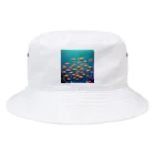 takekoputaの海中を泳ぐ魚のひれ Bucket Hat