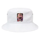 シロクマペンギンのローズプリンセス（プレミアムバージョン） Bucket Hat