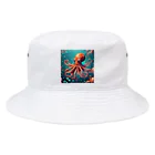 asuto_20のローポリ風タコ Bucket Hat