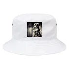 Kawaii屋さんのヤサグレた都会ウサギ Bucket Hat