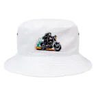 shime_savaのベタなスカルライダー Bucket Hat