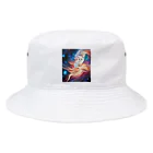 ソルブラインの宇宙漂う猫「リリー」 Bucket Hat