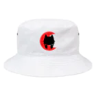 🐺赤猫🐱工房の赤猫オリジナルグッズ01 Bucket Hat