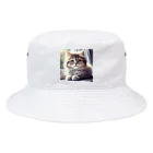 harumama04の子猫のキャラクターグッズです。 Bucket Hat