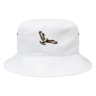 J-SHOPのピクセルアート　はやぶさ Bucket Hat