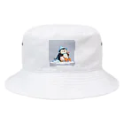 ganeshaのかわいいペンギンとおもちゃのシャベル Bucket Hat