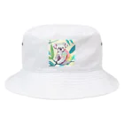 いちごソーダのコアラのクローバー Bucket Hat