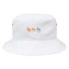 ヤスアジTVの３連ウジキントキ Bucket Hat