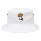 うさやのシイタケに侵食されるパンダ Bucket Hat