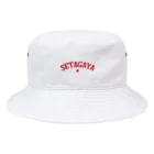 せたが屋さんの世田谷グッズ　レッドロゴ（setagaya item） Bucket Hat